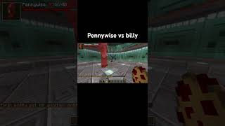 Pennywise vs Billy  Minecraft mob battle  mods minecraft shorts [upl. by Ahsikit]