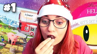 OTWIERAM KALENDARZE ADWENTOWE 🍬 1 Vlogmas 2017 [upl. by Aillimac476]