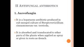 FUNDAMENTALS OF PLANT PATHOLOGY  ANTIBIOTICS Part 2 [upl. by Ativel]