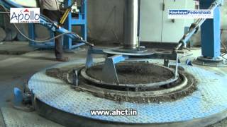 Concrete Pipe Making Machine CAP 200 by Apollo HawkeyePedershaab Vertical Vibrated Casting [upl. by Laynad]