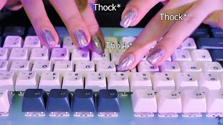 thocky clicky keyboards ASMR no talking [upl. by Romilly]