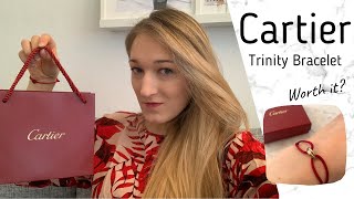 CARTIER TRINITY BRACELET  Worth it  6 MONTH REVIEW  Lesley Adina [upl. by Lajib]