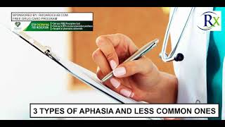 3 Types Of Aphasia And Less Common Ones [upl. by Eal]