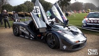 McLaren F1 GTR 01R  Accelerations and Flybys  Le Mans 1995 Winning Car [upl. by Anawit]