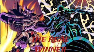 GALVATRON VS SILVER SURFER THE REAL WINNER [upl. by Malonis]