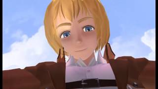 【MMDSnK進撃の巨人】Yandere kiss Armin [upl. by Ernie]