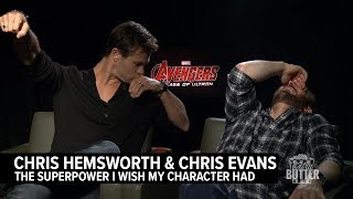 Chris Hemsworth amp Chris Evans  Avengers Endgame Throwback Interview  Extra Butter [upl. by Lrad]