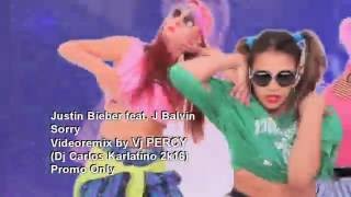 Justin Bieber feat J Balvin  Sorry VJ Percy Latino Remix Video [upl. by Noguchi53]