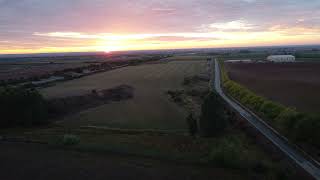 Day 22  October 5  Bercianos del Real Camino  Extra 1  Sunrise [upl. by Hollie]