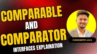 Comparable vs Comparator Interfaces Explained with Examples [upl. by Nyliac]