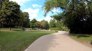 4K Cycling Düsseldorf  Gerricusplatz  Zoopark via Dreherstr Hellweg Tiergartenstr [upl. by Atinav816]