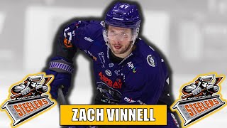 Sheffield Steelers Sign Zach Vinnell [upl. by Nnylodnewg]