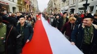 Celebration of Independence Day of Poland 🇵🇱 in Warsaw 4K Video [upl. by Ecadnac]