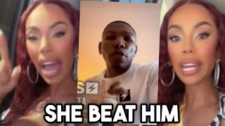 Erica Mena Puts her paws on Man because his black [upl. by Aterg]