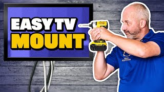 How to Mount a TV Perfectly  Wall Mount Full Tutorial [upl. by Lerrehs]