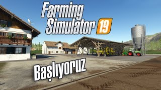 ÇİFTLİĞİ KURUYORUZ  Farming Simulator 19 Türkçe oynanış  Bölüm 1 [upl. by Acinad506]