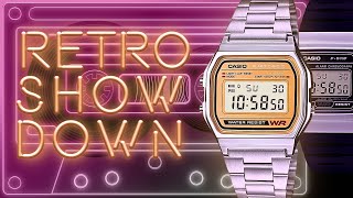 Cheap Retro Watch Comparison Casio A158  Better than the F91 [upl. by Ymij]