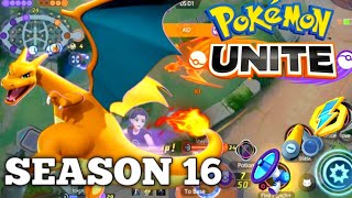 best build Charizard in pokémon unite season 16 [upl. by Asirret]