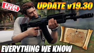 FORTNITE  NEW Uncharted Collaboration  Treasure Maps amp More  Everything Coming In v1930 UPDATE [upl. by Ailama]