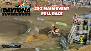 2024 Daytona Supercross 250 Main Event FULL RACE [upl. by Kenney]