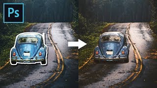 How to Blend Images and Create a Composite in Photoshop [upl. by Anide]