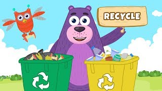 What is recycling  Recycling for children  Learn to recycle  Polly Olly [upl. by Aisatsan109]