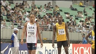 Mens 200m semifinals  Osaka 2007  50 fps [upl. by Annaya]