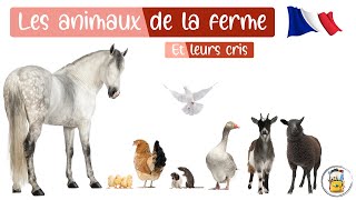 Les Animaux De La Ferme En Français  Les Cris Des Animaux Et Les Noms Des Animaux Pour Les Enfants [upl. by Uaeb]