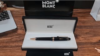 Montblanc Meisterstück Rose Gold Coated LeGrand Ballpoint Pen [upl. by Ravilob462]