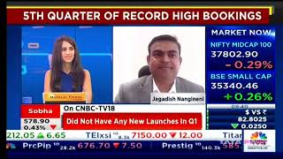 SOBHA MD Jagadish Nangineni’s interview with CNBC on Q1 FY’24 results Aug 9 2023 [upl. by Jone152]