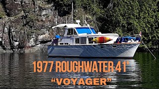 1977 Roughwater 41 Motor Yacht quot Voyagerquot [upl. by Travax632]