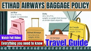 Etihad Airways Baggage Policy  Everything You Need to Know [upl. by Ahseyd633]