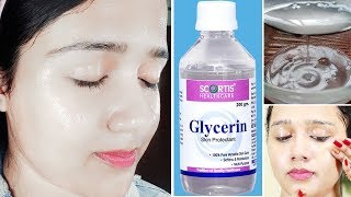 Apply Glycerin Every Week amp Get Glass Skin Forever  Winter Special Glycerin Facial [upl. by Neersin]