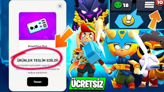 10 ÜCRETSİZ ÖDÜL  ÜCRETSİZ KOSTÜM  HEDİYE BRAWL PASS PLUS VEE  Brawl Stars ragnarok [upl. by Corrianne]