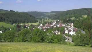 Flug über Lenzkirch im Hochschwarzwald [upl. by Llennoj]