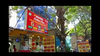 Walking Tour Restaurant Nungambakkam at Thirumurthi Nagar Main Road Chennai India  Chicken Biryani [upl. by Revlys]