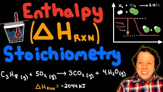 Enthalpy ∆H Stoichiometry How to Find Heat Released and Mass Used in Thermochemical Equations [upl. by Laszlo]