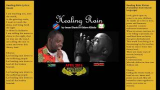 Healing Rain by David Imani ft Kidum Kibido Lyrics [upl. by Vitalis]