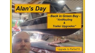 Alans Day  Hewes Craft 220 Ocean Pro  quotAntifouling Hull Coating amp Trailer Upgradequot [upl. by Eneroc]