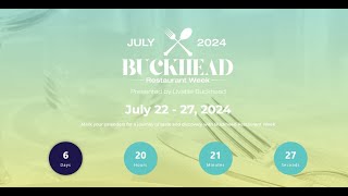 Let the countdown to Buckhead Restaurant Week begin [upl. by Ramon]