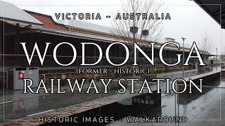 Historic images  Walkaround  Wodonga Railway Station former  historic  Victoria Australia [upl. by Ztnaj]