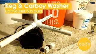 35 Keg amp Carboy Washer Build  Clean your homebrew gear properly [upl. by Lehmann]