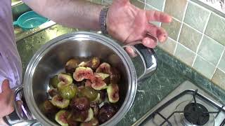 tutorial preparazione composta di fichi senza zucchero 100 frutta [upl. by Annuahsal656]