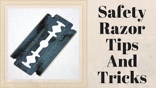 SingleBlade Safety Razor Shaving Tips amp Tricks [upl. by Eittam]