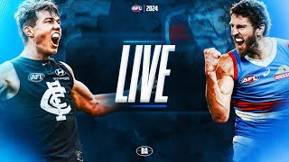 LIVE with PommyInoz  Carlton v Western Bulldogs  AFL Round 18 2024 [upl. by Grissel]