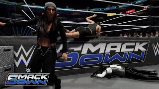 WWE 2K24 SMACKDOWN  LYRA VALKYRIA TALKS ABOUT BEATING JACY JAYNE LAST WEEK [upl. by Itram626]