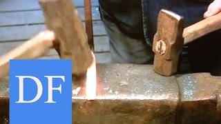 Blacksmithing for beginners Basic Forging 6 [upl. by Shirlie]