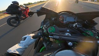 NINJA H2R TOP SPEED TEST [upl. by Curtis233]