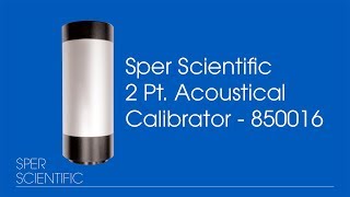 Sper Scientific 2 Pt Acoustical Calibrator  Sound Meter Calibration [upl. by Akissej846]