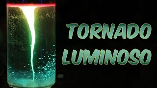 Como fazer um TORNADO LUMINOSO  EXPERIÊNCIA de QUÍMICA e FÍSICA [upl. by Massarelli]